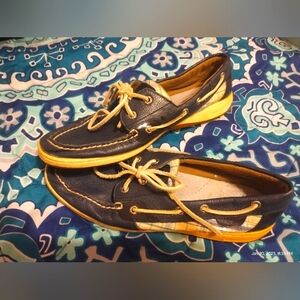 Sperry sequin boat shoe